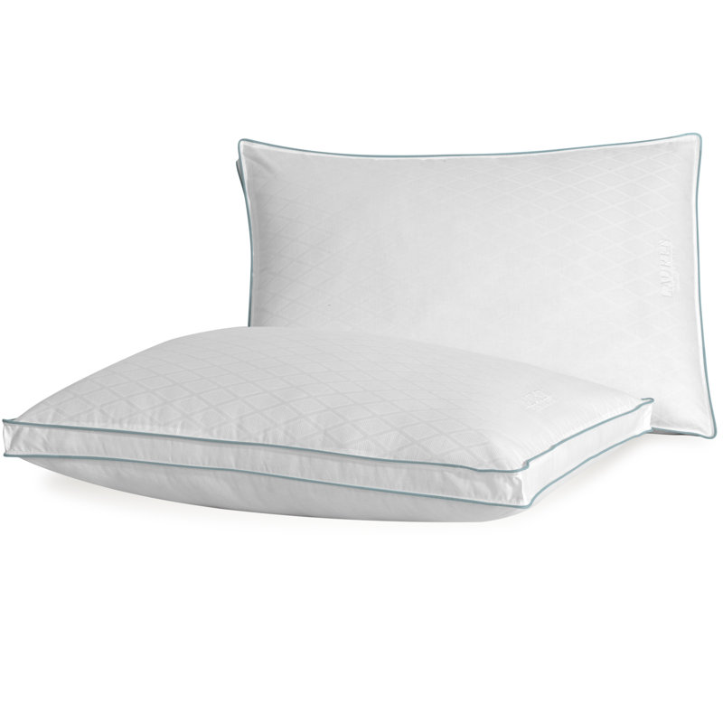 Lauren Ralph Lauren Diamond Jacquard Extra Firm Polyfill Bed Pillow